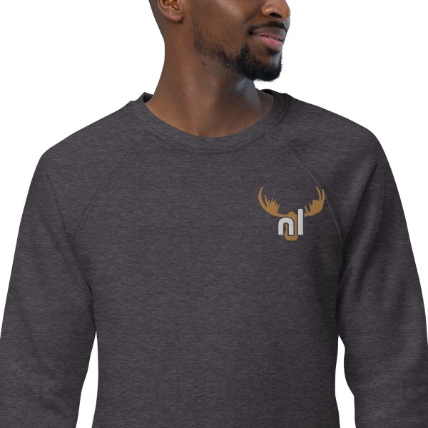 Antlers Organic Raglan Sweatshirt