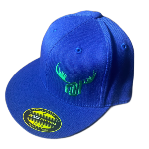 royal blue nl antlers fitted cap