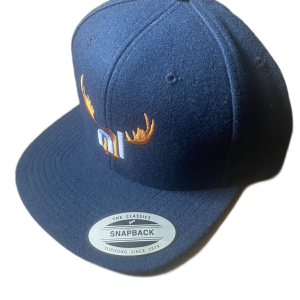 nl felt snapback - navy