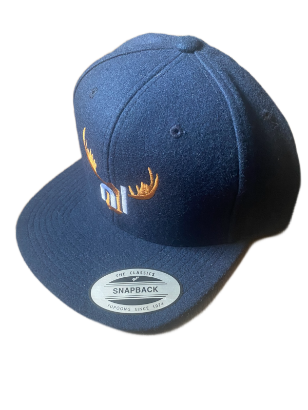 nl felt snapback - navy