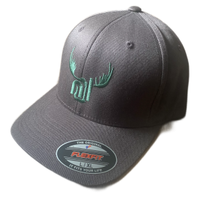 antlers flexfit brown hat