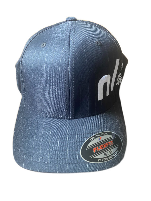 nl original flexfit hat black pinstripe